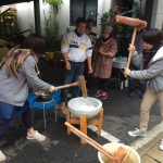 東比恵はりきゅう整骨院　町内の餅つき大会！