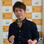 キックボクサー　有松　朝選手　来院