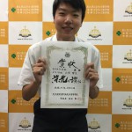 カラオケ大会覇者　山本晴生くん