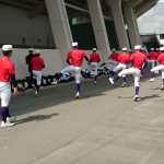 第１４４回　九州地区高等学校野球　福岡大会Ｂパート決勝　トレーナーサポート
