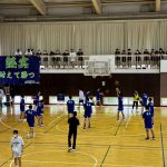 高校バスケ　ウインターカップ予選　トレーナー帯同