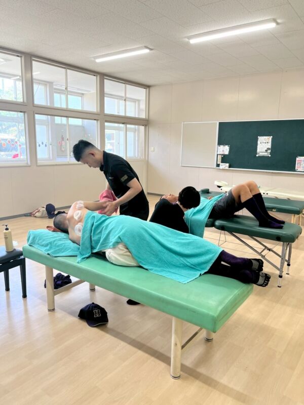 東福岡高校野球部ケア1