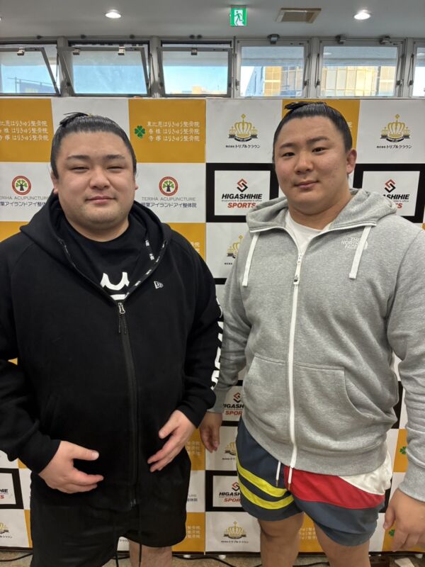 二所ノ関　古田さん麒麟龍さん